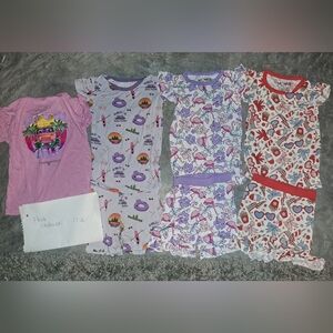 Purple and Pink Kids Pajama Set